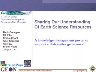 Sharing Our Understanding Of Earth Science Resources