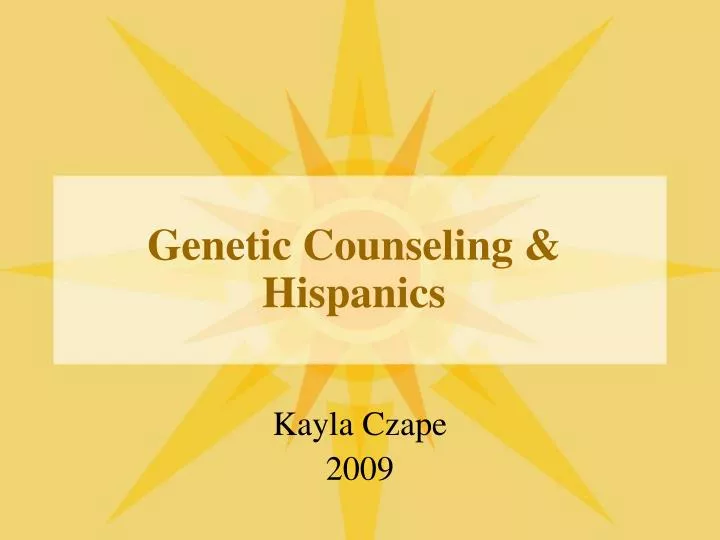genetic counseling hispanics