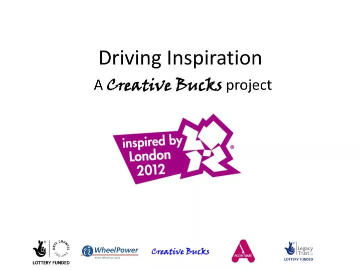 driving inspiration a creative bucks project