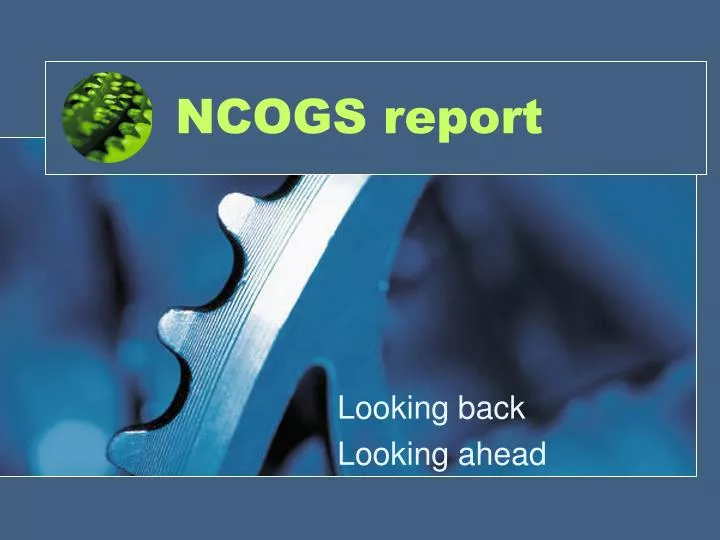 ncogs report