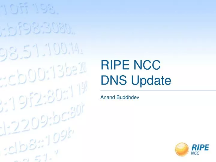 ripe ncc dns update