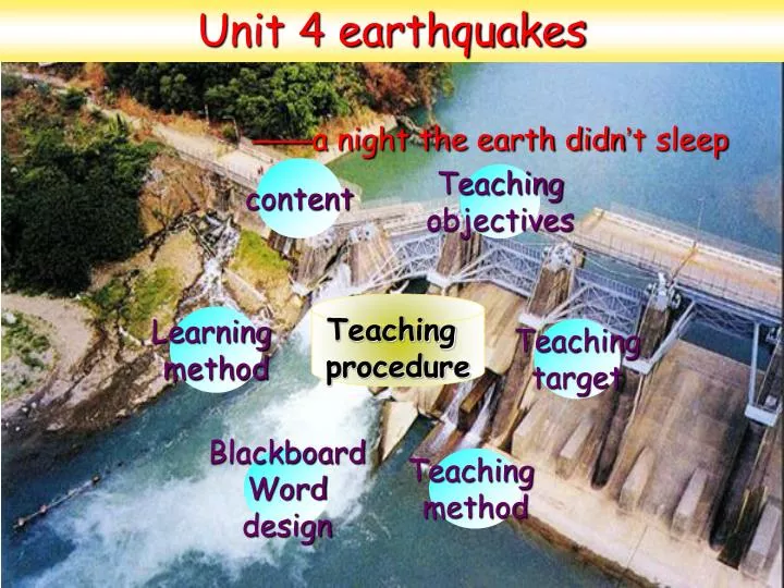 unit 4 earthquakes a night the earth didn t sleep