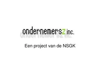een project van de nsgk