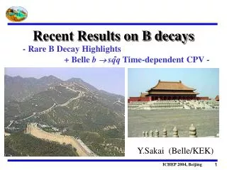 Recent Results on B decays