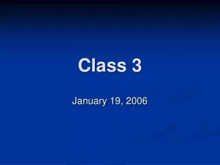class 3