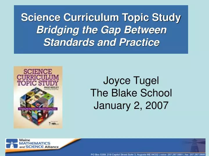 science curriculum topic study bridging the gap between standards and practice