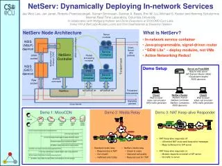 NetServ: Dynamically Deploying In-network Services