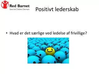 positivt lederskab