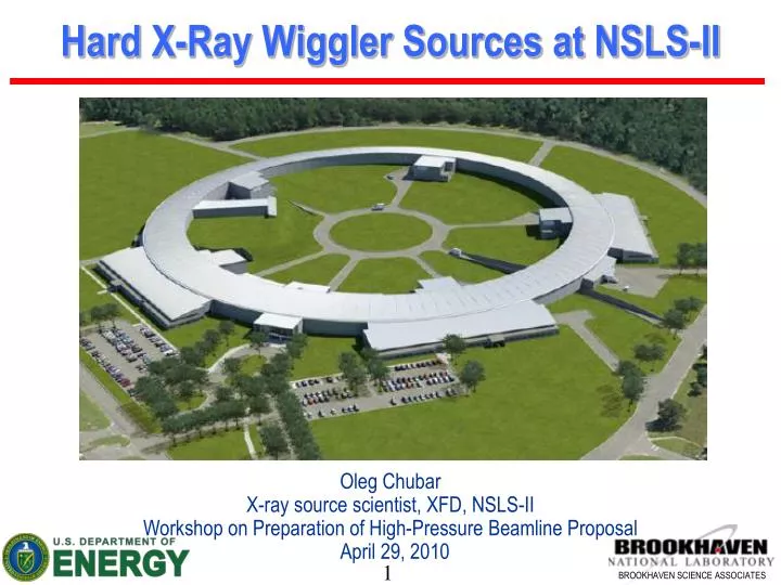 hard x ray wiggler sources at nsls ii