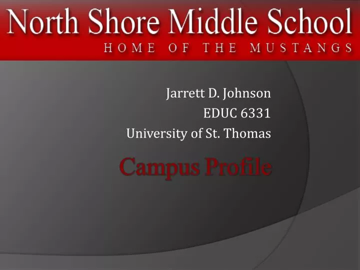 jarrett d johnson educ 6331 university of st thomas