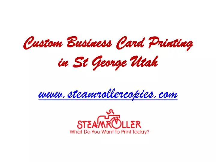 custom business card printing in st george utah