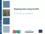 Mapping data using ArcGIS - slide 1