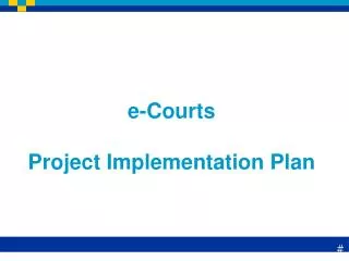 e-Courts Project Implementation Plan