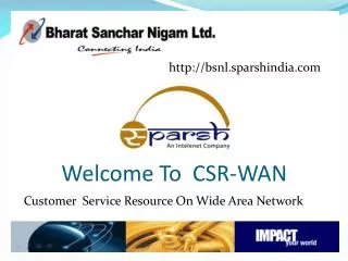 Welcome To CSR-WAN