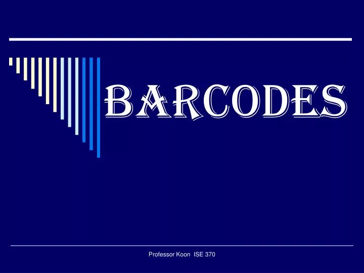 barcodes