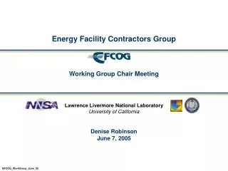 Energy Facility Contractors Group