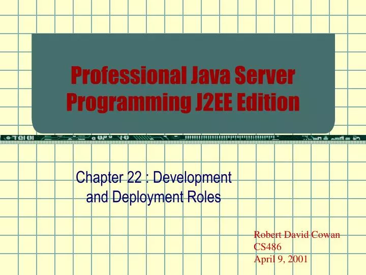 professional java server programming j2ee edition