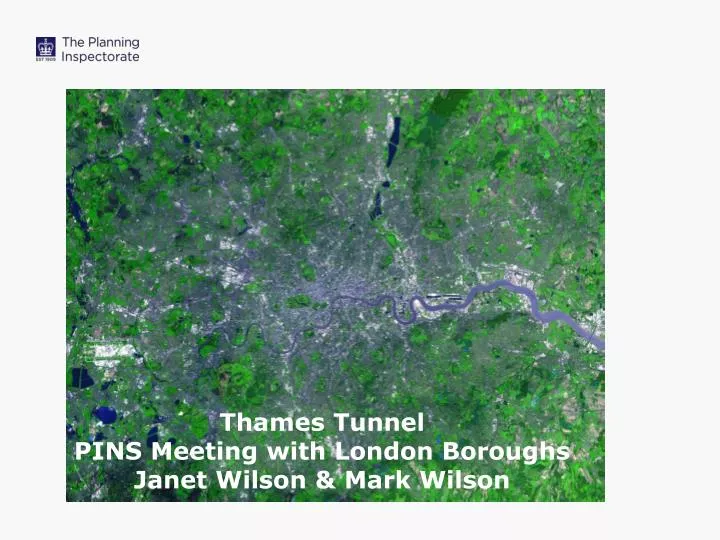 thames tunnel pins meeting with london boroughs janet wilson mark wilson