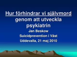 hur f rhindrar vi sj lvmord genom att utveckla psykiatrin