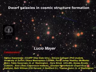 Dwarf galaxies in cosmic structure formation