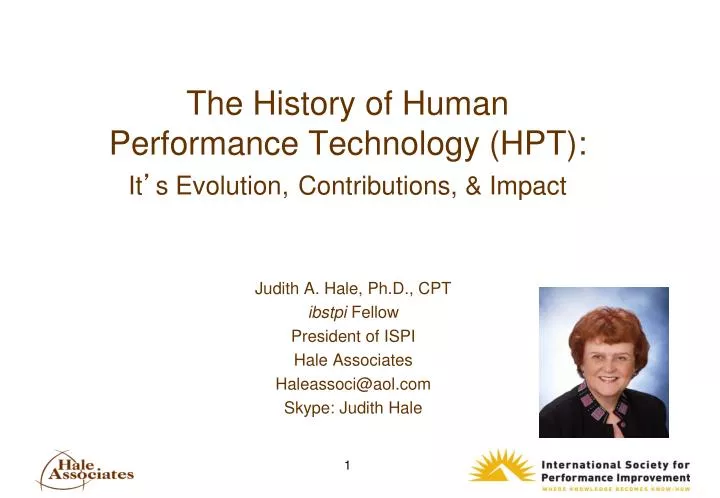 the history of human performance technology hpt it s evolution contributions impact
