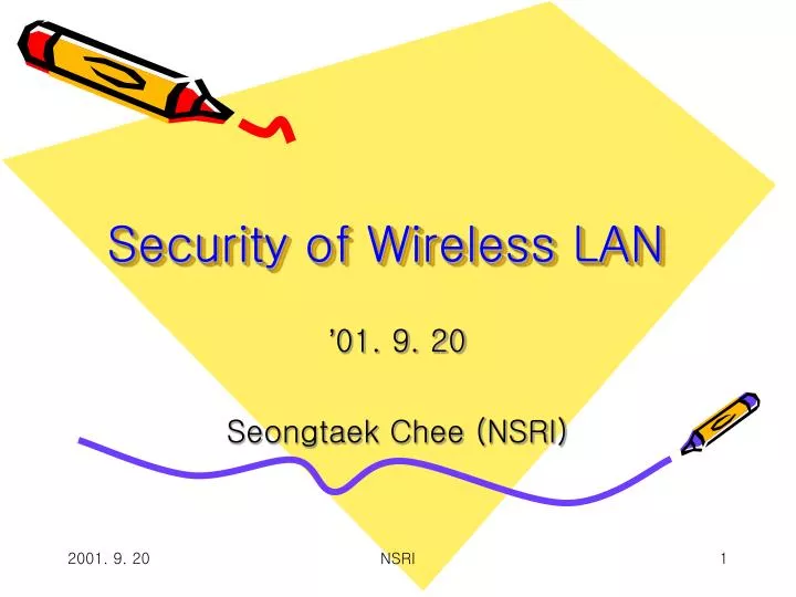 security of wireless lan