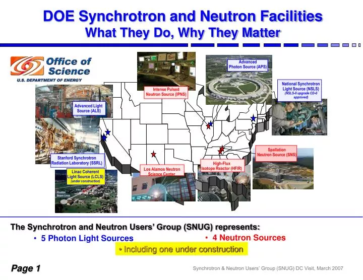 doe synchrotron and neutron facilities what they do why they matter