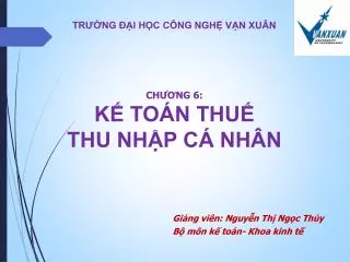 gi ng vi n nguy n th ng c th y b m n k to n khoa kinh t