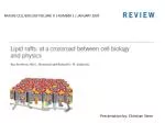 NATURE CELL BIOLOGY VOLUME 9 | NUMBER 1 | JANUARY 2007 - slide 1