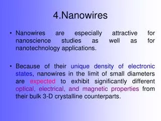 4.Nanowires
