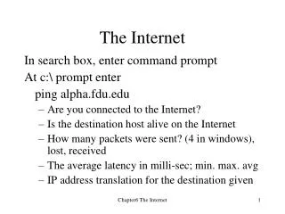 the internet