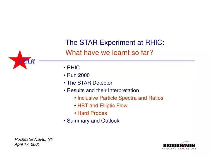 the star experiment at rhic what have we learnt so far