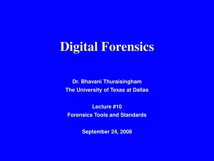 digital forensics