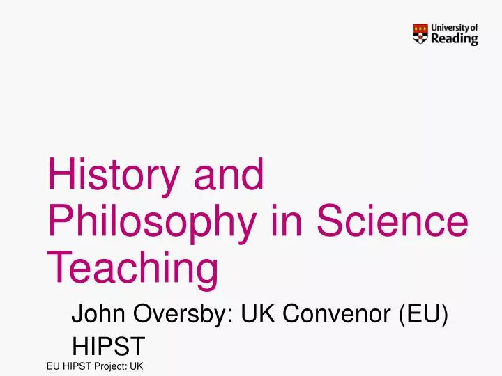 history and philosophy in science teaching