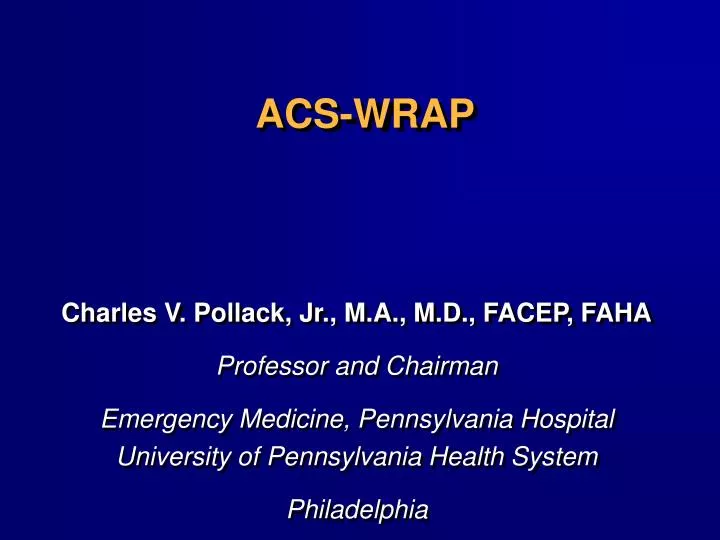 acs wrap