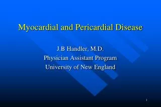 Myocardial and Pericardial Disease