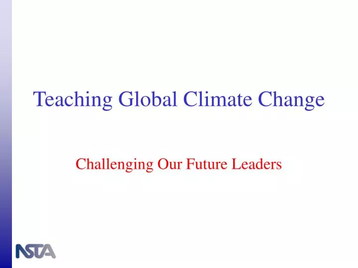 teaching global climate change