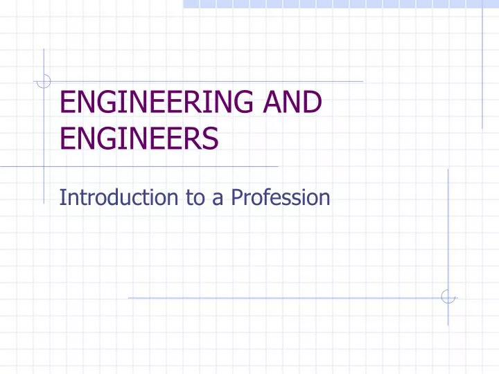 engineering and engineers