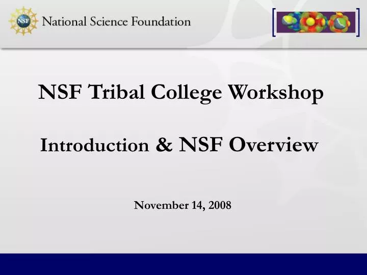 introduction nsf overview