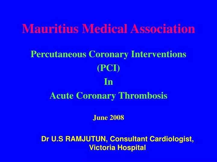 mauritius medical association