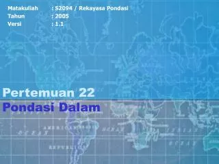 pertemuan 22 pondasi dalam