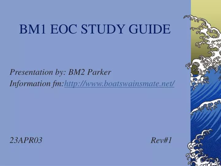 bm1 eoc study guide