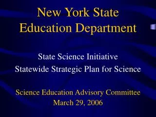 New York State Education Department