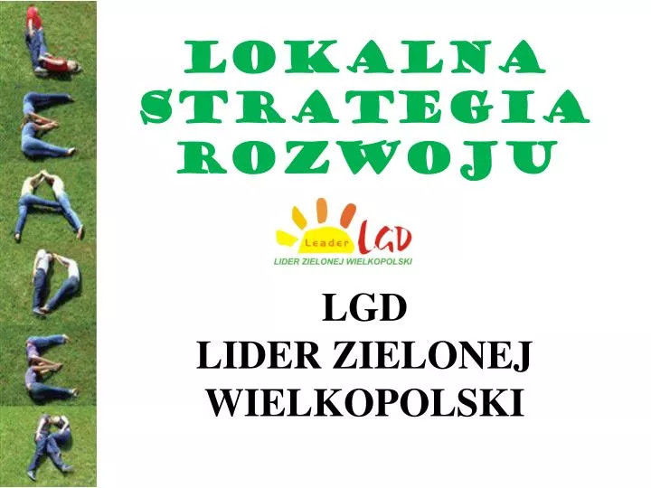 lokalna strategia rozwoju lgd lider zielonej wielkopolski