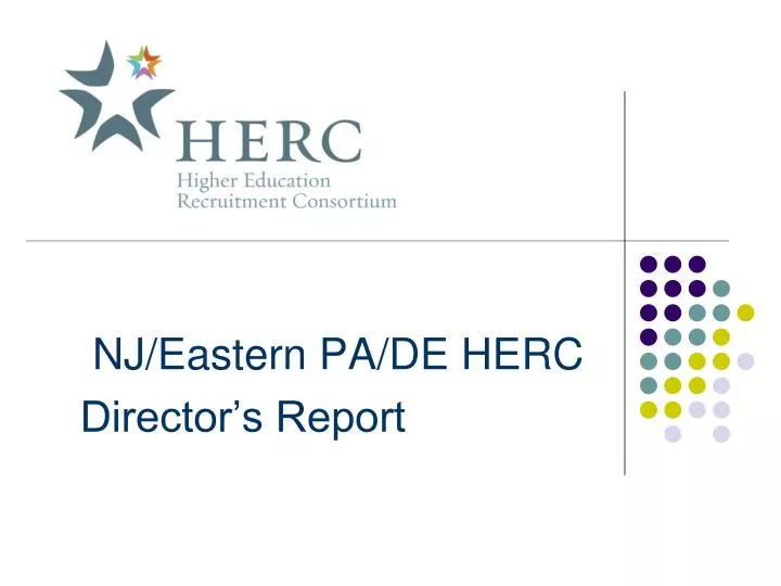 nj eastern pa de herc director s report