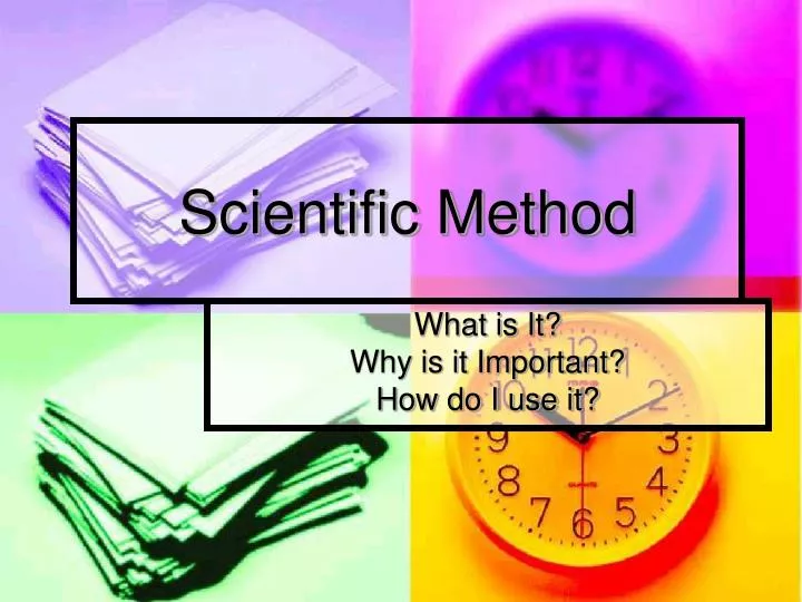 scientific method