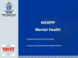 NSWPF Mental Health