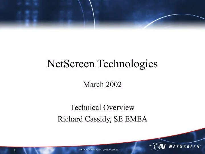 netscreen technologies