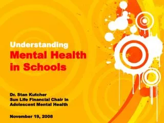 Understanding Mental Health in Schools