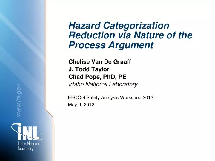 hazard categorization reduction via nature of the process argument